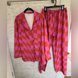 Conjuess Pink and Orange Garment